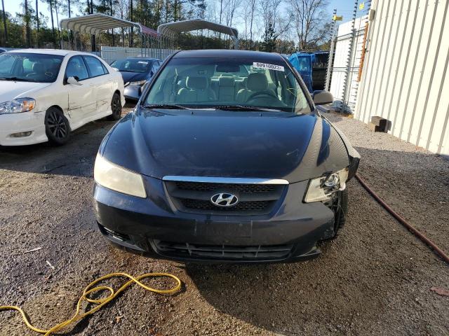 5NPET46F58H374425 - 2008 HYUNDAI SONATA GLS BLACK photo 5