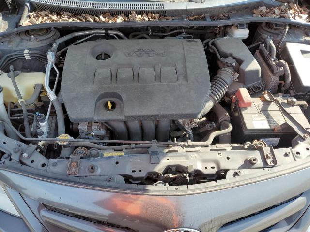 2T1BU4EE6CC800319 - 2012 TOYOTA COROLLA BASE Gris photo 11