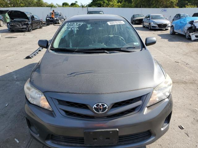 2T1BU4EE6CC800319 - 2012 TOYOTA COROLLA BASE Gris photo 5