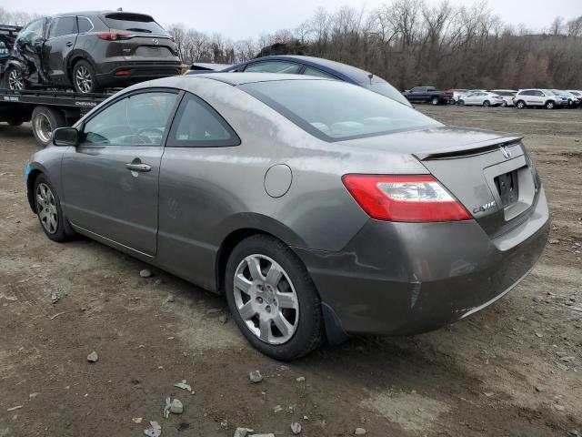 2HGFG11627H582284 - 2007 HONDA CIVIC LX GRAY photo 2