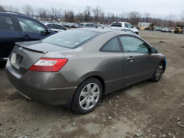 2HGFG11627H582284 - 2007 HONDA CIVIC LX GRAY photo 3