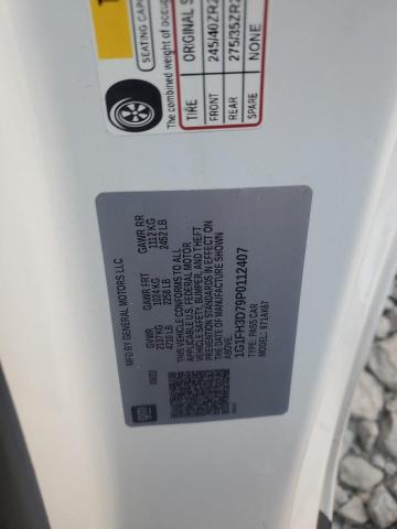 1G1FH3D79P0112407 - 2023 CHEVROLET CAMARO SS WHITE photo 12