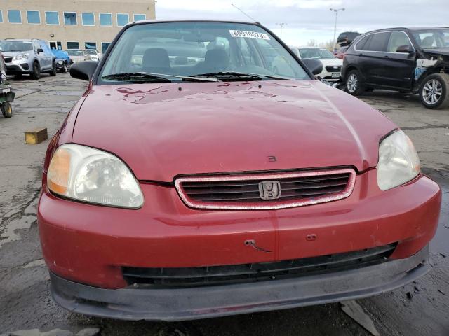 1HGEJ6579WL017657 - 1998 HONDA CIVIC LX RED photo 5