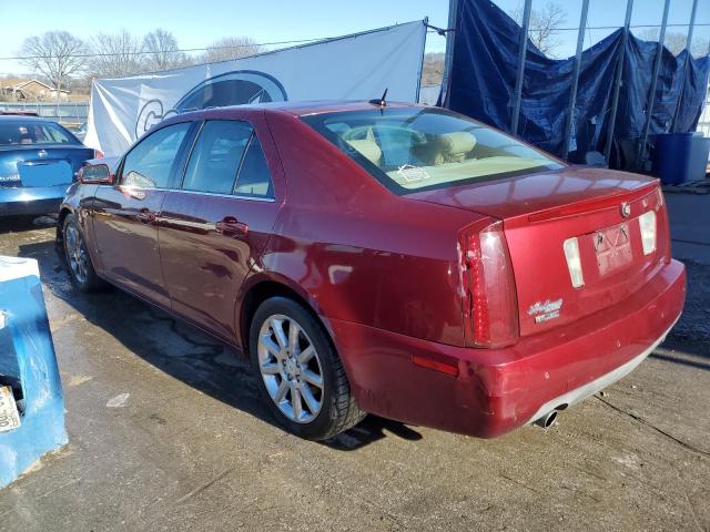 1G6DC67A860134504 - 2006 CADILLAC STS RED photo 2