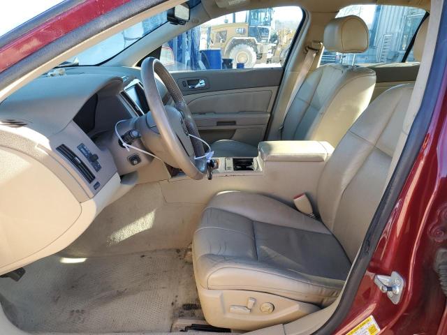 1G6DC67A860134504 - 2006 CADILLAC STS RED photo 7