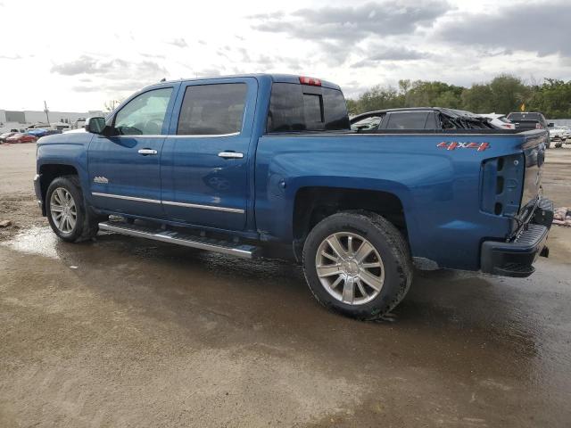 3GCUKTEJ6JG373023 - 2018 CHEVROLET SILVERADO K1500 HIGH COUNTRY BLUE photo 2