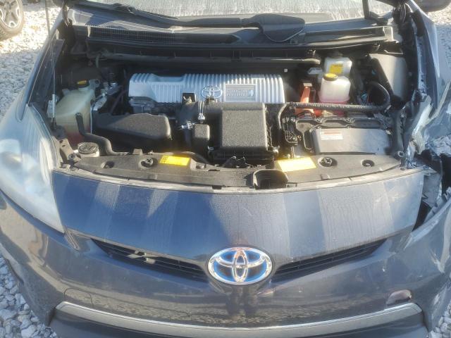 JTDKN3DP2C3022569 - 2012 TOYOTA PRIUS PLUG GRAY photo 11