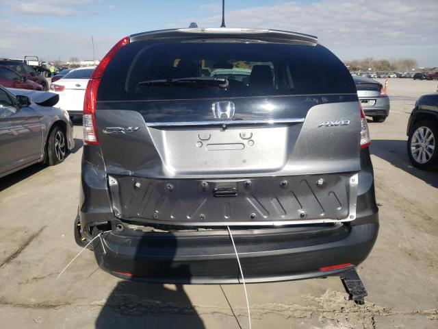 5J6RM4H5XEL024728 - 2014 HONDA CR-V EX GRAY photo 6