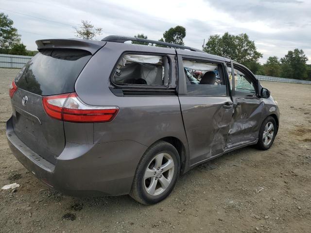 5TDKZ3DC6HS846050 - 2017 TOYOTA SIENNA LE ნაცრისფერი ფოტო 3