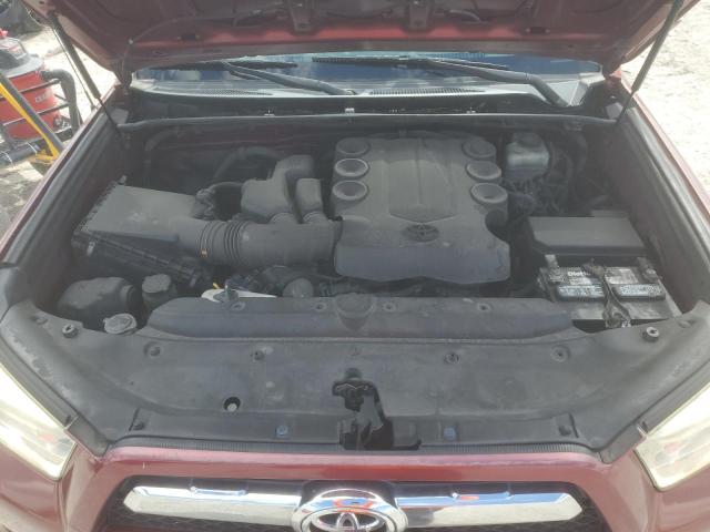 JTEBU5JRXD5123803 - 2013 TOYOTA 4RUNNER SR5 红色 照片 12