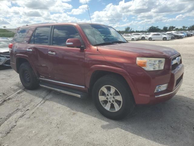 JTEBU5JRXD5123803 - 2013 TOYOTA 4RUNNER SR5 红色 照片 4