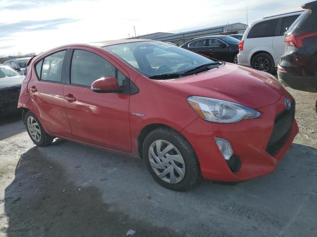 JTDKDTB3XF1576154 - 2015 TOYOTA PRIUS C RED photo 4