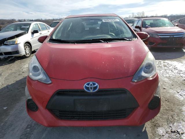 JTDKDTB3XF1576154 - 2015 TOYOTA PRIUS C RED photo 5