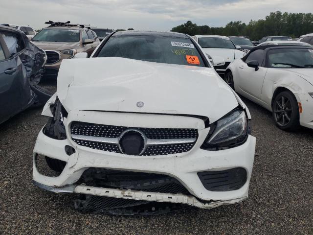 WDDWJ4KB3HF407077 - 2017 MERCEDES-BENZ C 300 4MATIC WHITE photo 5