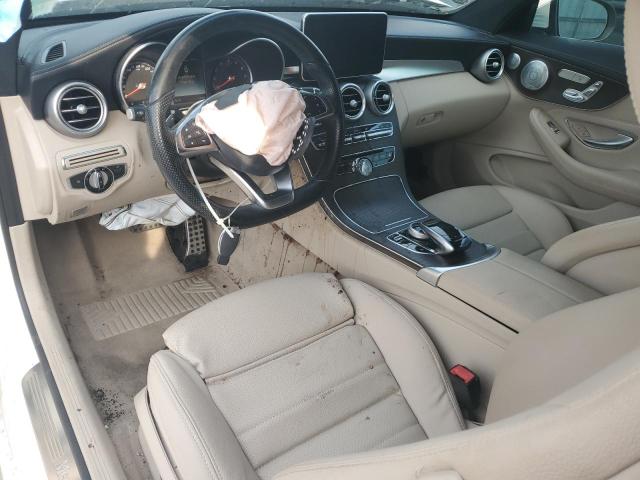 WDDWJ4KB3HF407077 - 2017 MERCEDES-BENZ C 300 4MATIC WHITE photo 8