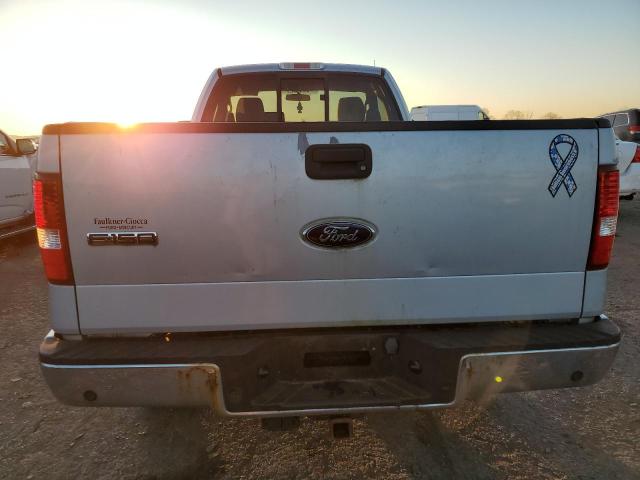 1FTVF14568KD04269 - 2008 FORD F150 SILVER photo 6