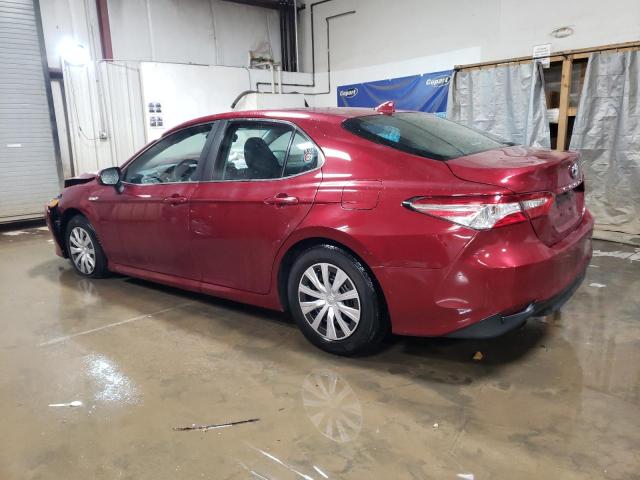 4T1B31HK0KU509234 - 2019 TOYOTA CAMRY LE RED photo 2