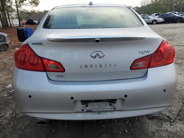 JN1CV6AR2FM520803 - 2015 INFINITI Q40 SILVER photo 6