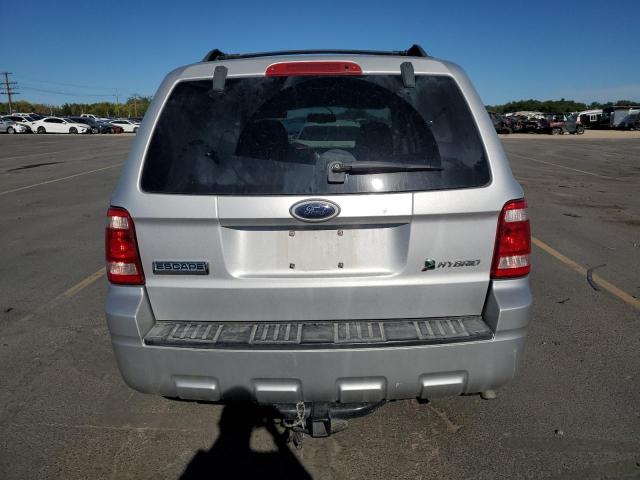 1FMCU59389KA60908 - 2009 FORD ESCAPE HYBRID SILVER photo 6