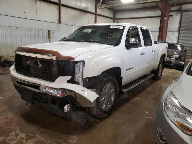 3GTP2VEA8BG353236 - 2011 GMC SIERRA K1500 SLE WHITE photo 1