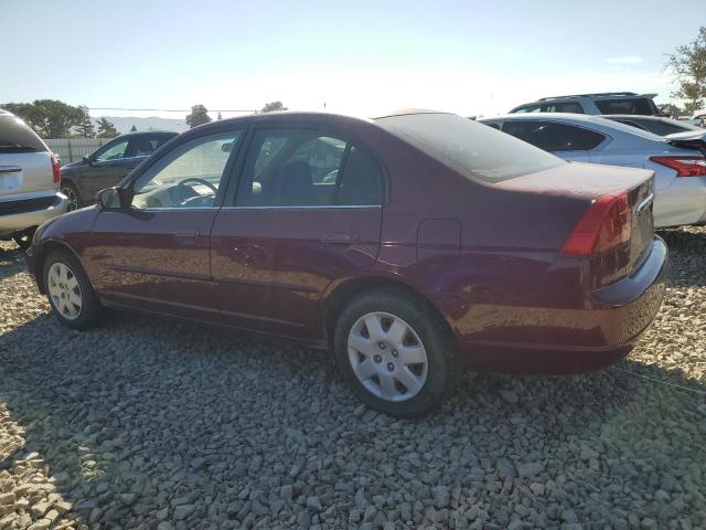 2HGES26892H532887 - 2002 HONDA CIVIC EX RED photo 2