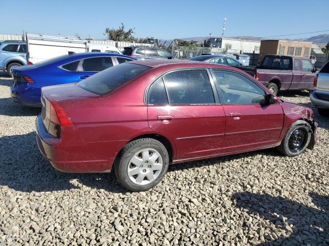 2HGES26892H532887 - 2002 HONDA CIVIC EX RED photo 3