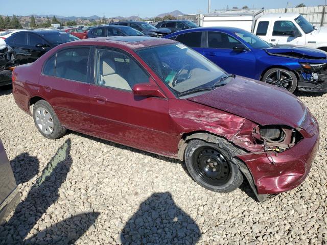 2HGES26892H532887 - 2002 HONDA CIVIC EX RED photo 4