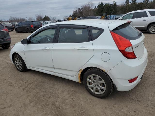 KMHCT5AE9CU009039 - 2012 HYUNDAI ACCENT GLS WHITE photo 2