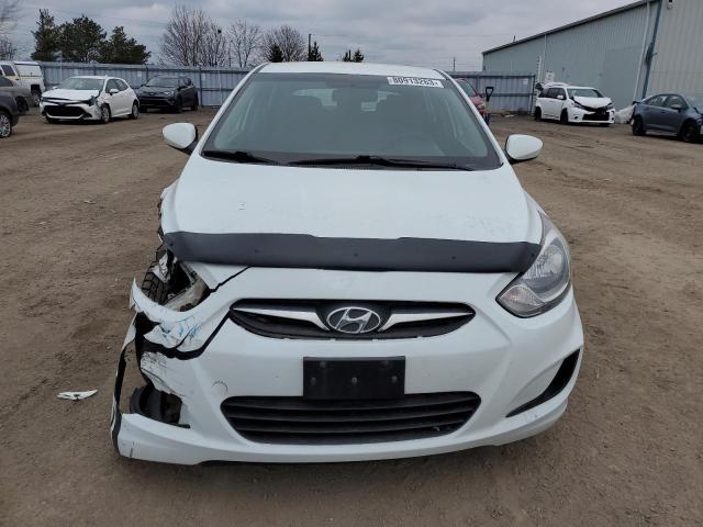 KMHCT5AE9CU009039 - 2012 HYUNDAI ACCENT GLS WHITE photo 5