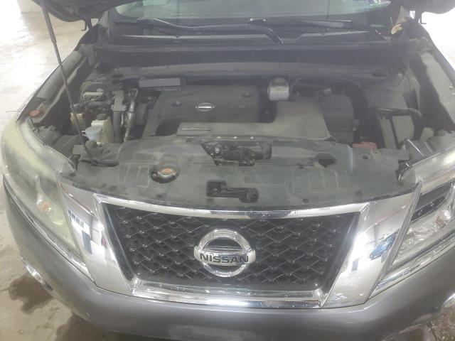 5N1AR2MM7FC622407 - 2015 NISSAN PATHFINDER S GRAY photo 12
