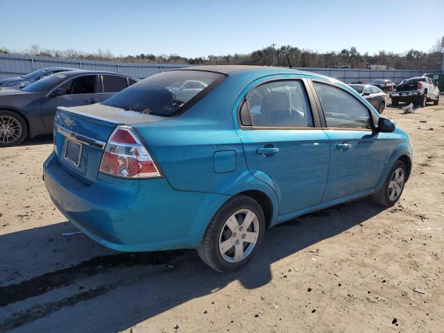 KL1TD56EX9B644180 - 2009 CHEVROLET AVEO LS TURQUOISE photo 3