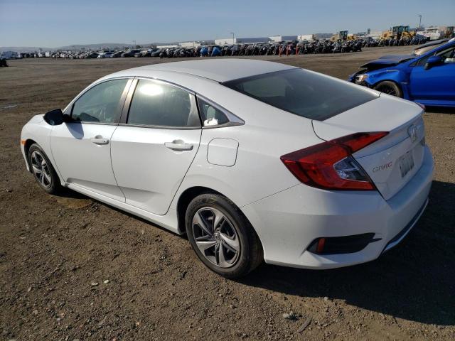 2HGFC2F61MH528643 - 2021 HONDA CIVIC LX WHITE photo 2