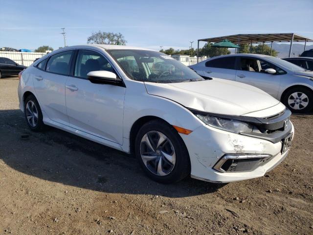 2HGFC2F61MH528643 - 2021 HONDA CIVIC LX WHITE photo 4