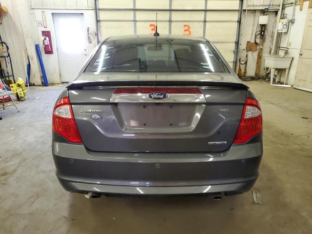 3FAHP0JG5CR186512 - 2012 FORD FUSION SEL GRAY photo 6