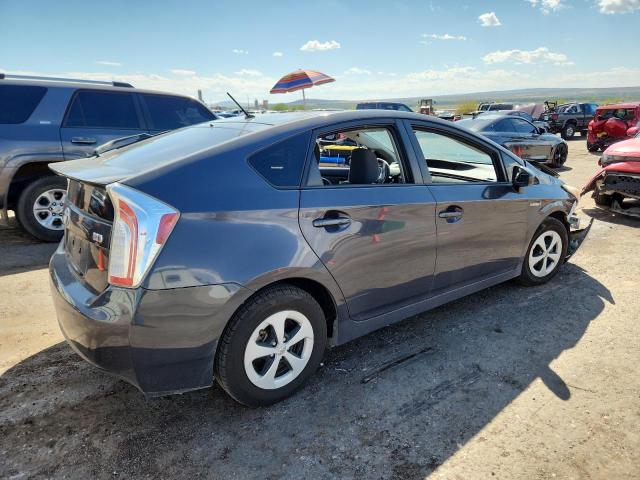 JTDKN3DU1F2004838 - 2015 TOYOTA PRIUS GRAY photo 3