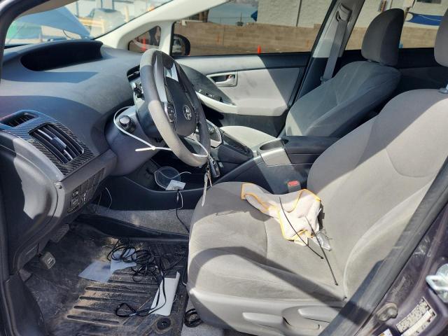 JTDKN3DU1F2004838 - 2015 TOYOTA PRIUS GRAY photo 7