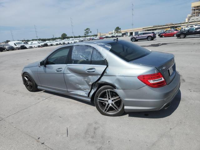 WDDGF8BB6CF909877 - 2012 MERCEDES-BENZ C 300 4MATIC SILVER photo 2