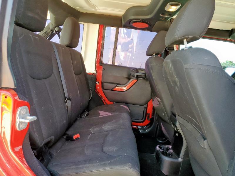 1C4BJWDG9EL156205 - 2014 JEEP WRANGLER U SPORT RED photo 10