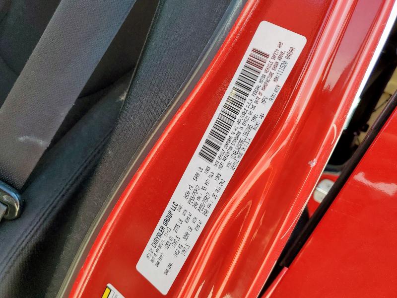 1C4BJWDG9EL156205 - 2014 JEEP WRANGLER U SPORT RED photo 13