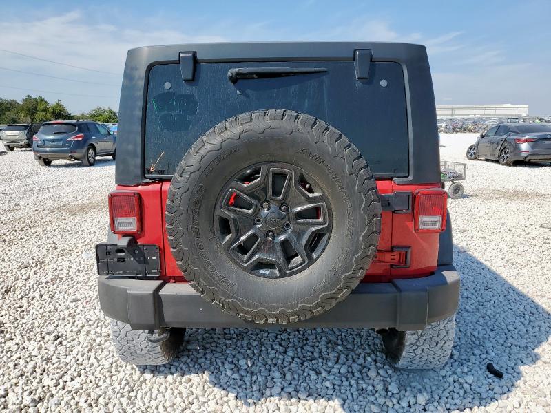 1C4BJWDG9EL156205 - 2014 JEEP WRANGLER U SPORT RED photo 6