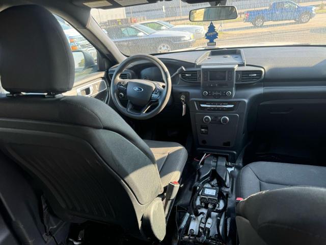 1FM5K8AB7LGA83531 - 2020 FORD EXPLORER POLICE INTERCEPTOR Beyaz fotoğraf 9