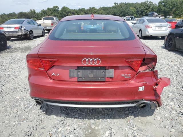 WAU3GAFC7DN068205 - 2013 AUDI A7 PRESTIGE RED photo 6