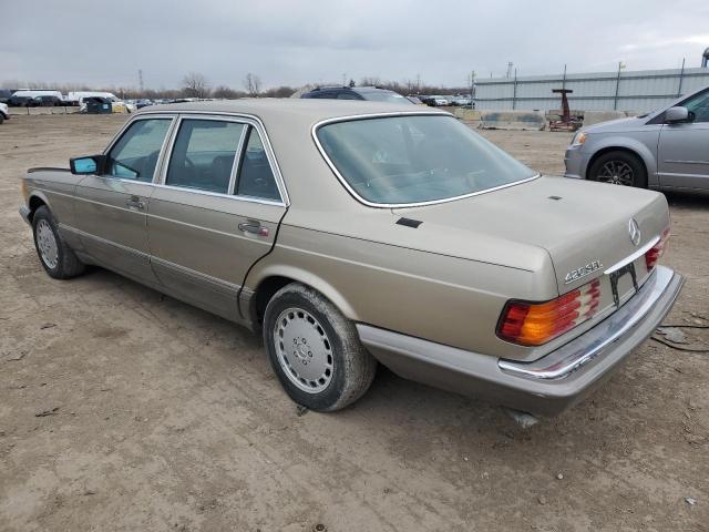 WDBCA35D2GA246302 - 1986 MERCEDES-BENZ 420 SEL GOLD photo 2