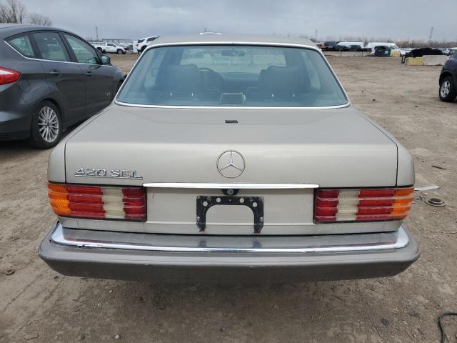 WDBCA35D2GA246302 - 1986 MERCEDES-BENZ 420 SEL GOLD photo 6