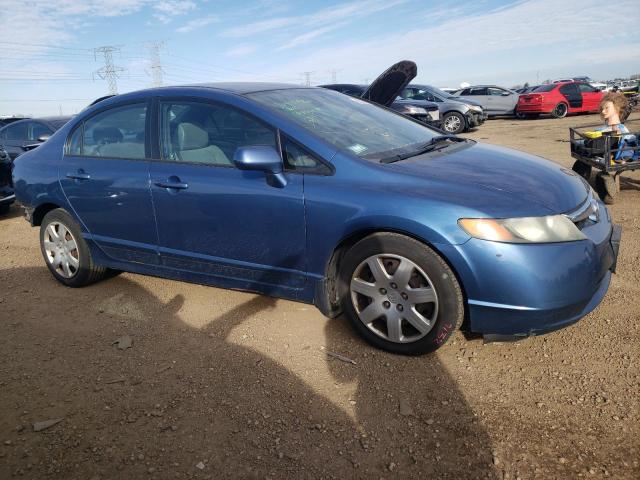 1HGFA16556L055469 - 2006 HONDA CIVIC LX BLUE photo 4