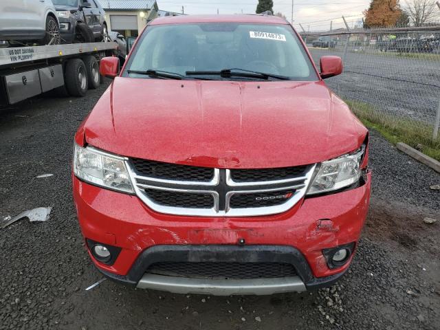 3C4PDCBG6FT745278 - 2015 DODGE JOURNEY SXT RED photo 5