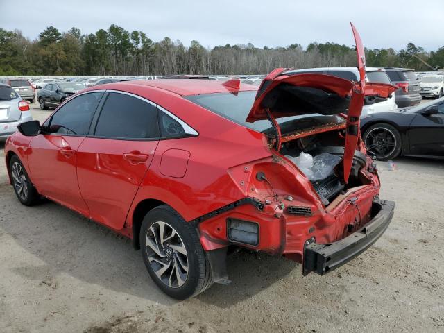 2HGFC2F75JH550309 - 2018 HONDA CIVIC EX RED photo 2