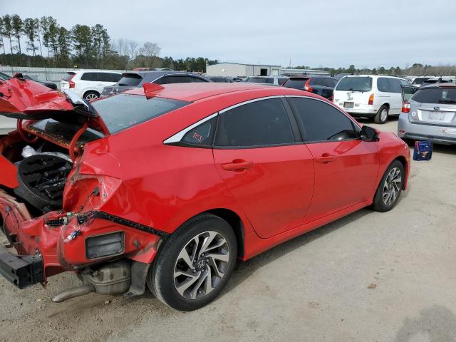 2HGFC2F75JH550309 - 2018 HONDA CIVIC EX RED photo 3