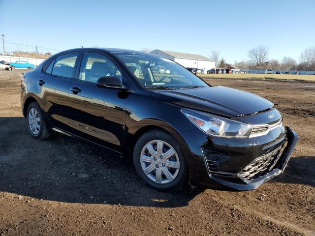 3KPA24AD1PE616279 - 2023 KIA RIO LX BLACK photo 4