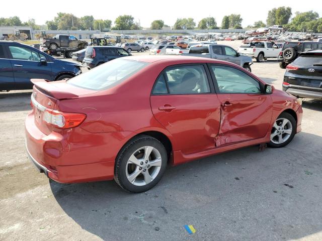 2T1BU4EE7BC670095 - 2011 TOYOTA COROLLA BASE 红色 照片 3